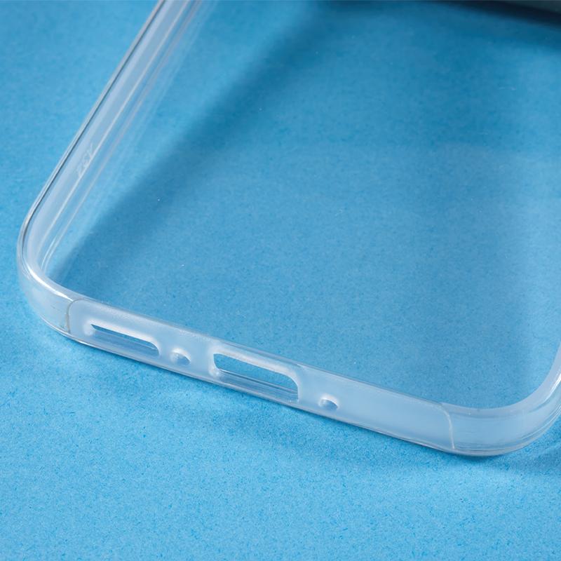 For Samsung Galaxy A34 5G TPU Frame+Acrylic Back+PET Front Cover Clear Phone Case Full Protection Cover