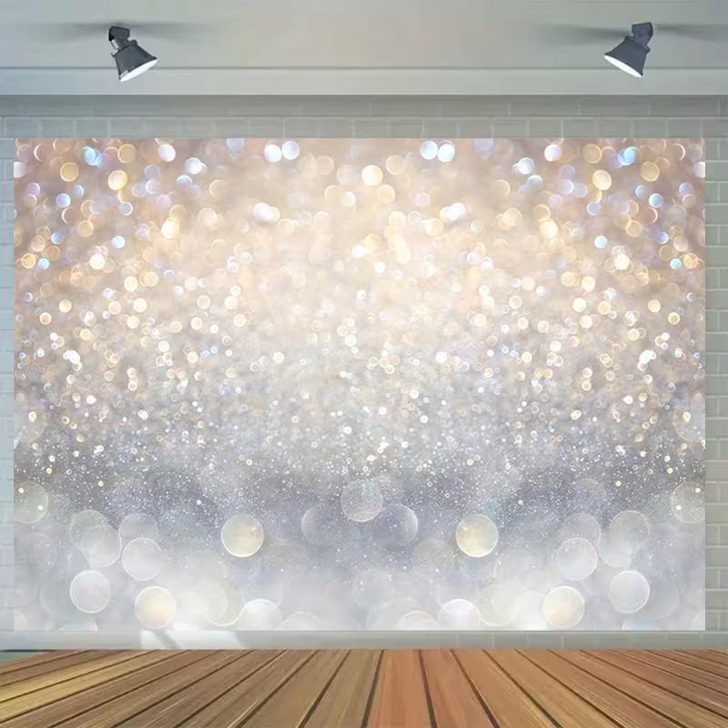 

2D Soft Gradient Bokeh Backdrop for Prom, Bachelorette & Holiday Photoshoots 47.2x31.5inch/120*80cm