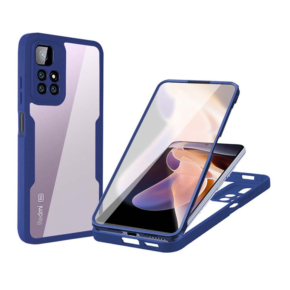 360 Grad Vollschutzhülle für Redmi Note 9 10 11 Pro Funda für Redmi Note 10s 9s 9A 9C NFC Displayschutz Handyhülle