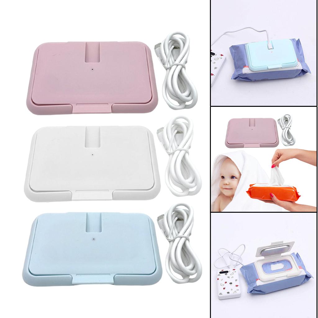 Compact Baby Wipe Warmer Napkin Heating Box Baby Wipes Heater Baby Wet Wipes Dispenser Baby Wipes Warmer for Home Car Travel