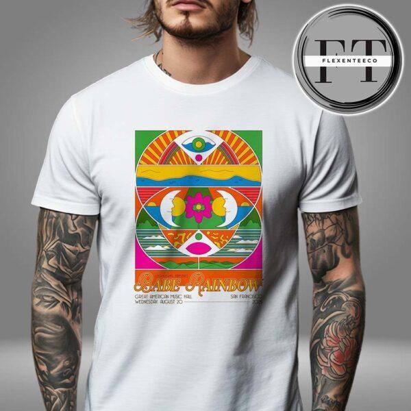 Babe Rainbow Music Show At Great American Music Hall In San Francisco 2025 Unisex T-Shirt XXL