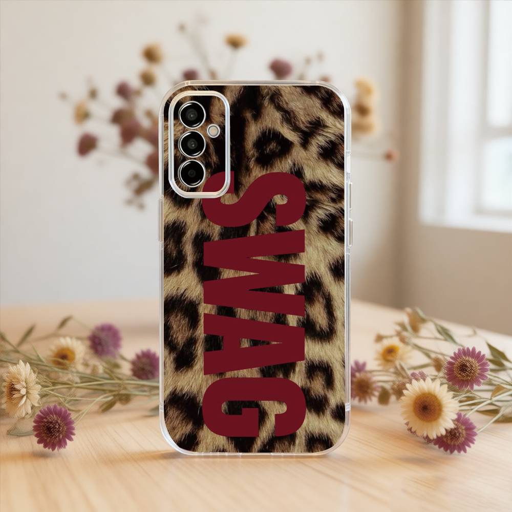

Роскошный чехол для телефона в стиле Y2K SWAG для SamsungA10,12,20,21S,30,31,40,50,51,52,70,71 Прозрачная крышка Samsung a10