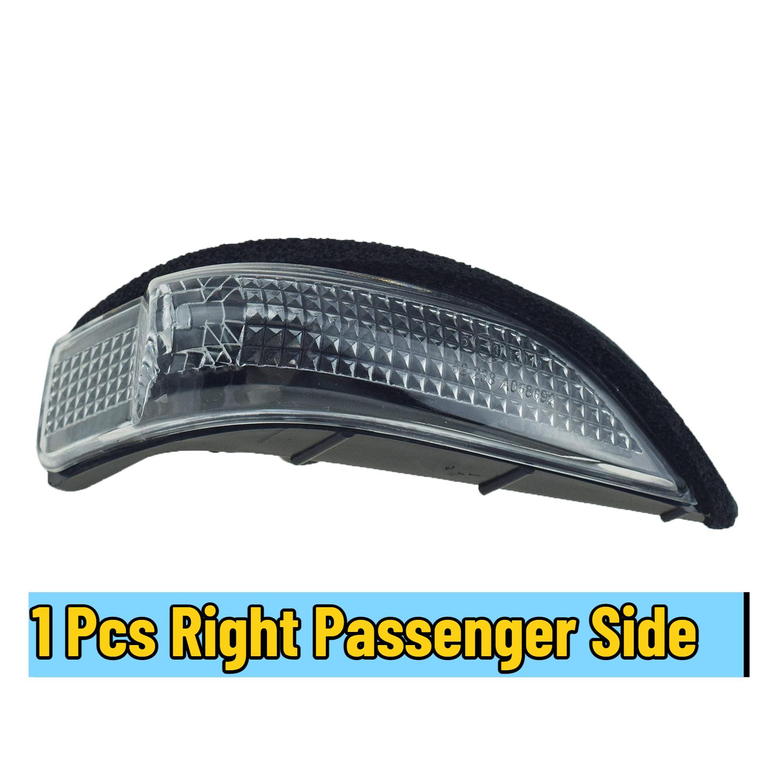 

Rearview Mirror Turn Signal Indicator Blinker Repeater Light Lamp Left Driver or Right Passenger For Toyota Yaris/Vitz 2010-2024 1 Pcs Right Side