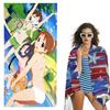 K-On Anime Beach Towel Quick Dry Absorbent And Ultra Soft Fitness Sports Towel Perfect Accessories For Swimming Pool And Beach