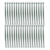 Lot de 36 piquets extensibles pour cage à tomates, 30 cm, clips de fixation pour treillis de jardin