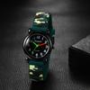 Sports Watch Silicone Strap Analog Display Waterproof Cute Fashion Quartz Watch Leisure Camouflage Pattern