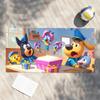 Cartoon S-Safety-Sheriff Labrador-S Towel Shower Sauna Travel Spa Quick Dry Gym Accessories Soft Large Beach Towels