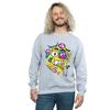 DC Comics Mens Teen Titans Go Pizza Face Sweatshirt