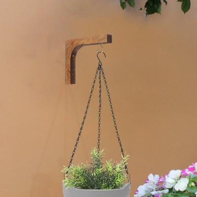 Závěsný háček na rostliny Dřevěný držák na rostliny Nástěnný věšák na rostliny Držák na květináč Rostliny Nástěnné květináče Krajkové háčky