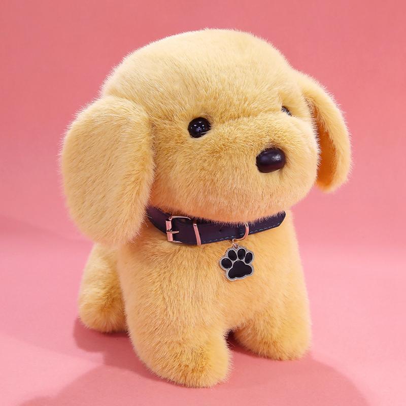 20/30/40cm Kawaii Hairy Dog Plush Toy Standing Posture Puppy Plush Doll Soft Animal Doll Gifts For Boys And Girls Room Decor