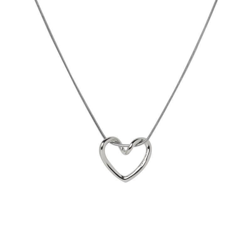 

Gothic Punk Irregular Metal Circle Heart Pendant Necklace for Women Hip Hop Adjustable Long Rope Chain Charm Choker Jewelry Gift