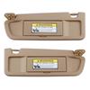 For Honda Civic 2006-2011 Grey Beige Sun Visor with Makeup Mirror 83280-SNA-A01ZC