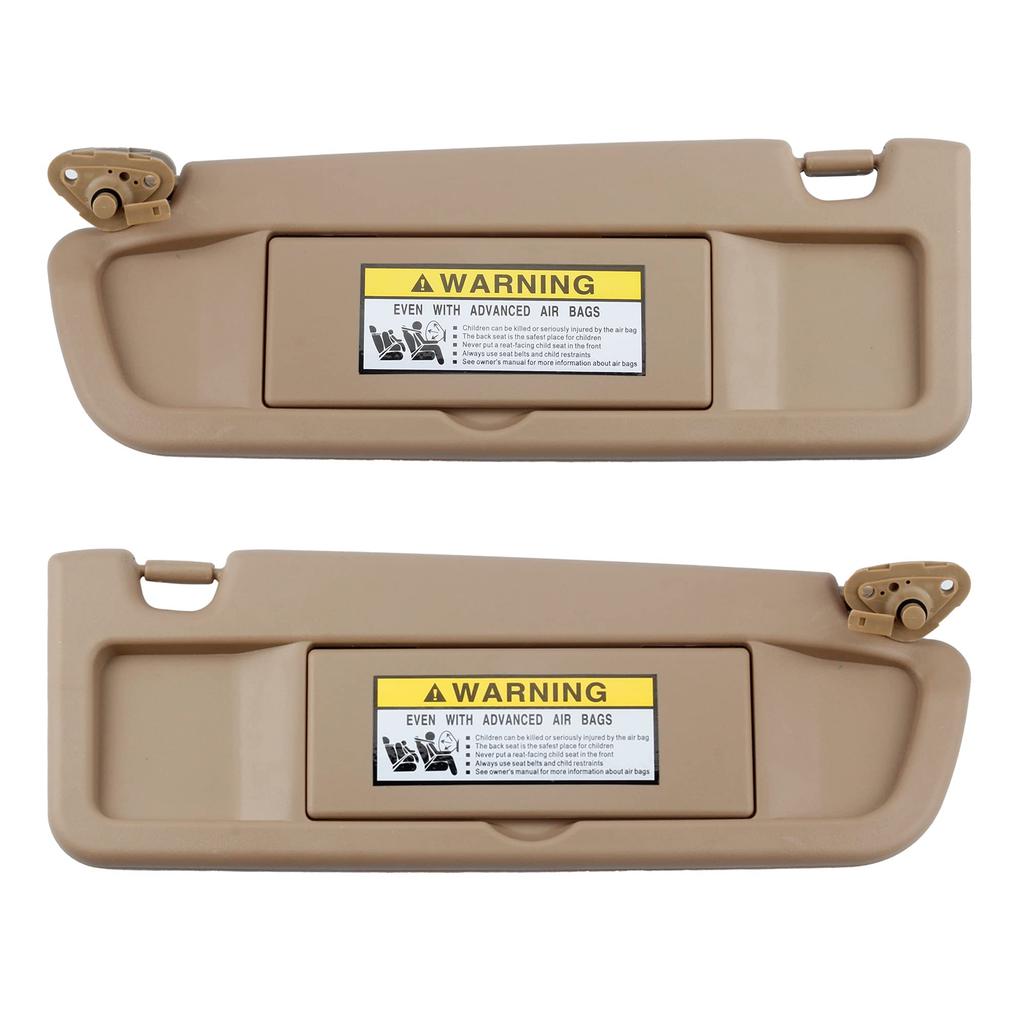 For Honda Civic 2006-2011 Grey Beige Sun Visor with Makeup Mirror 83280-SNA-A01ZC