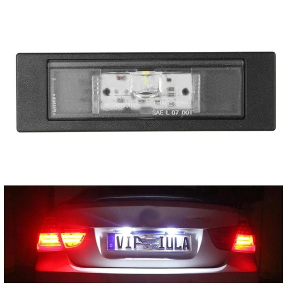 2pcs Rear Number Licence Plate Light Lamp For BMW E81 E87 F06 F12 F13 F20 F21