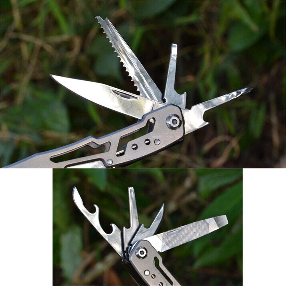 Multifunctional Stainless Steel Multi-tool: Pocket Pliers, Saw, Folding Pliers, Outdoor Tool
