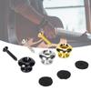 4 Pcs Guitar Strap Locks Buttons End Pins Security Straplocks for Acoustic, Ukulele, Bass, Banjo Easy To Install
