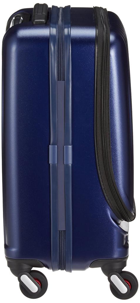 Valiză cu fermoar Clam Advance, 4 roți, cu opritor, roți frontale deschise, 34L, recipient de 46 cm [Frequenter] silențioasă/silențioasă 1-216 3,6 kg