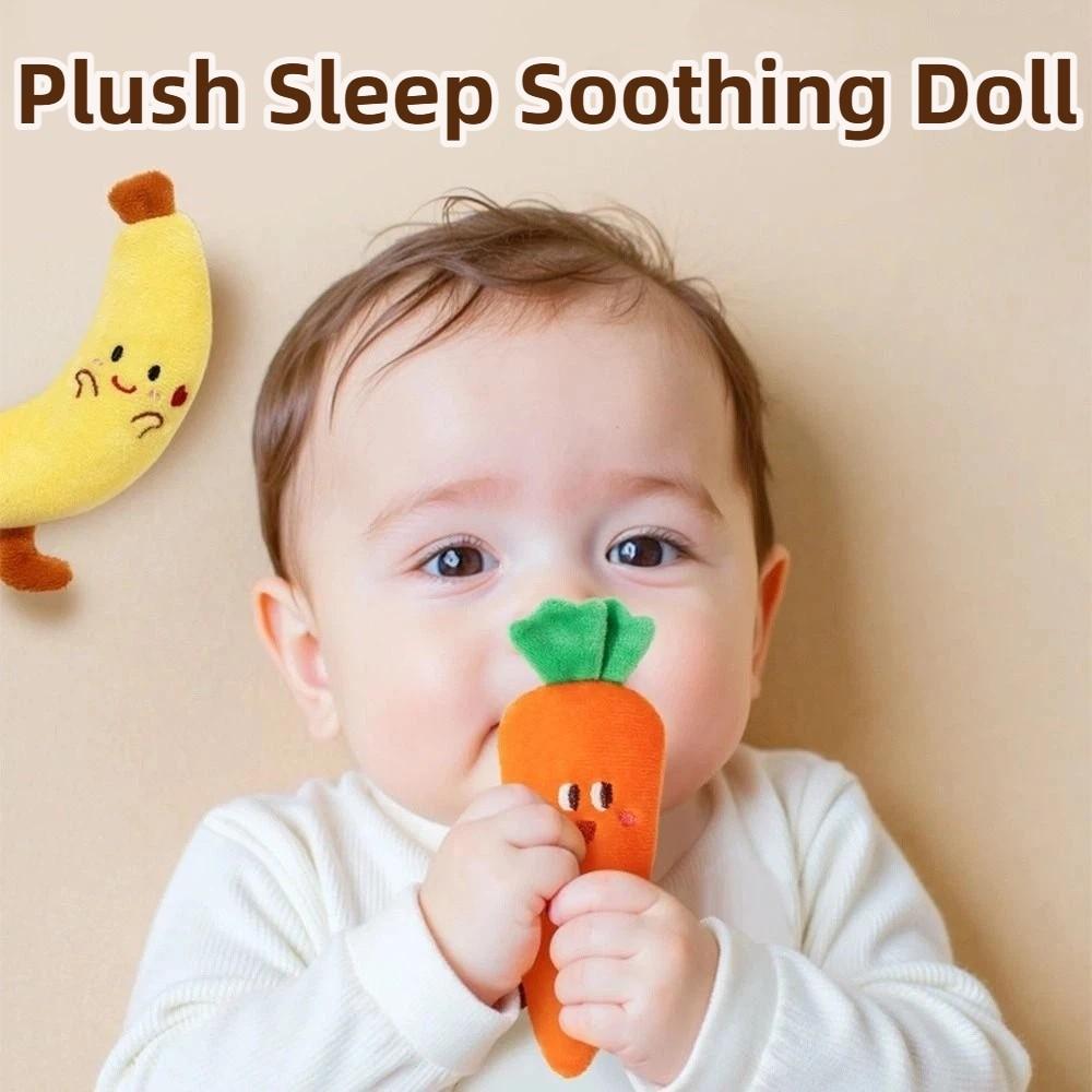 Anti-Startle Cartoon Plush Fruit Doll Cute Plush Sleep Soothing Doll  Toddler Play