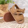 2025 Girls' Baby Sandals: Super Soft, Non-Slip Rubber Sole with Bowknot for Toddlers