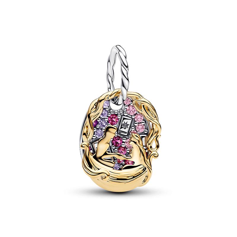 New 925 Silver Summer Coin Twelve Constellation Carving Hang Tag Charm Beads Suitable for Bracelets, Necklaces, Fashion Jewelry