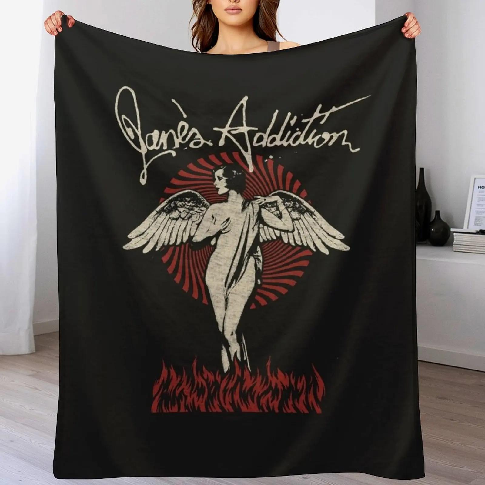 

Janes Addiction Art Throw Blanket Flannel Fleece Soft Warm Throw Blanket 102x76cm(40x30in)