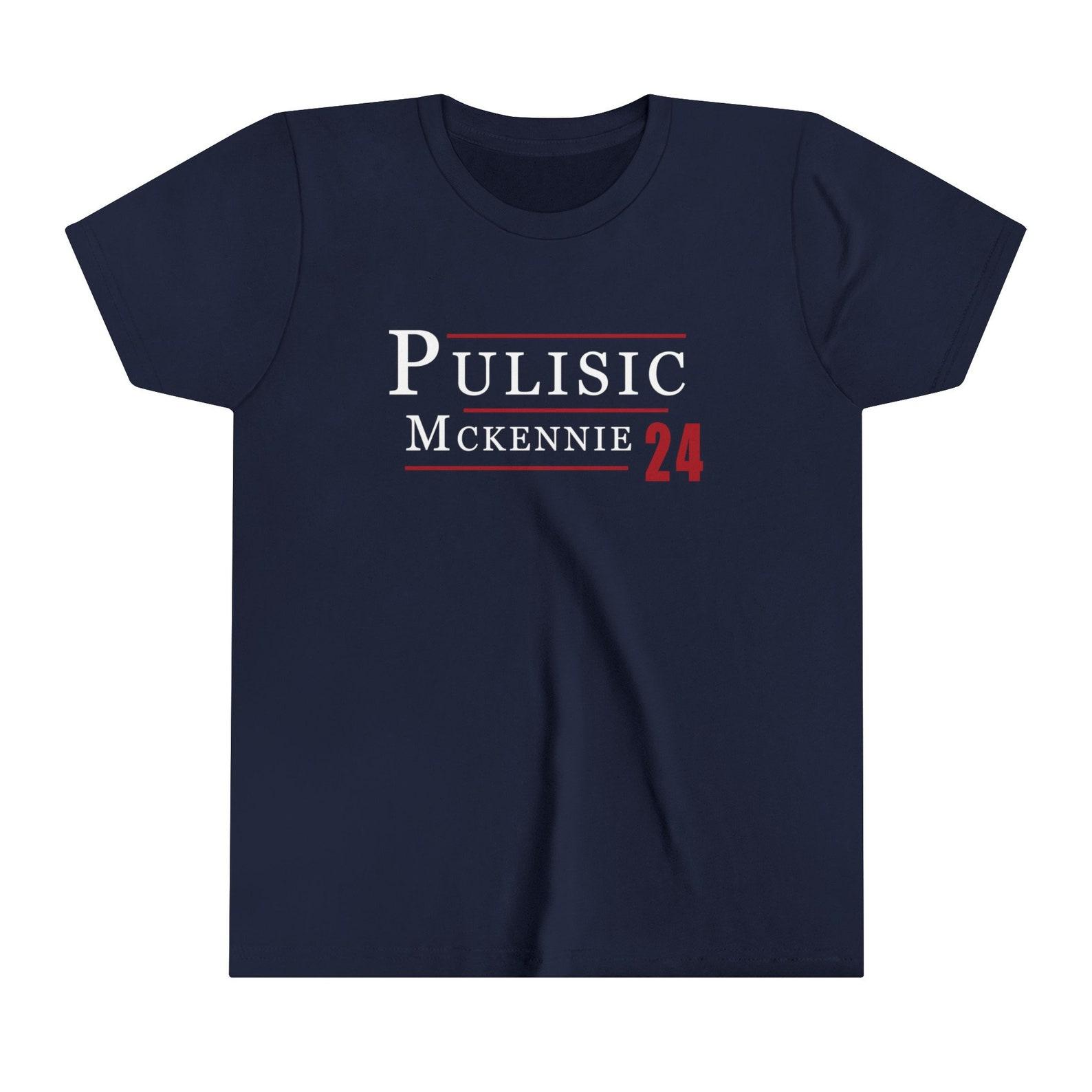 Christian Pulisic Weston Mckennie Funny Kids Tee Vote 2024 T Shirt - USMNT Copa America L