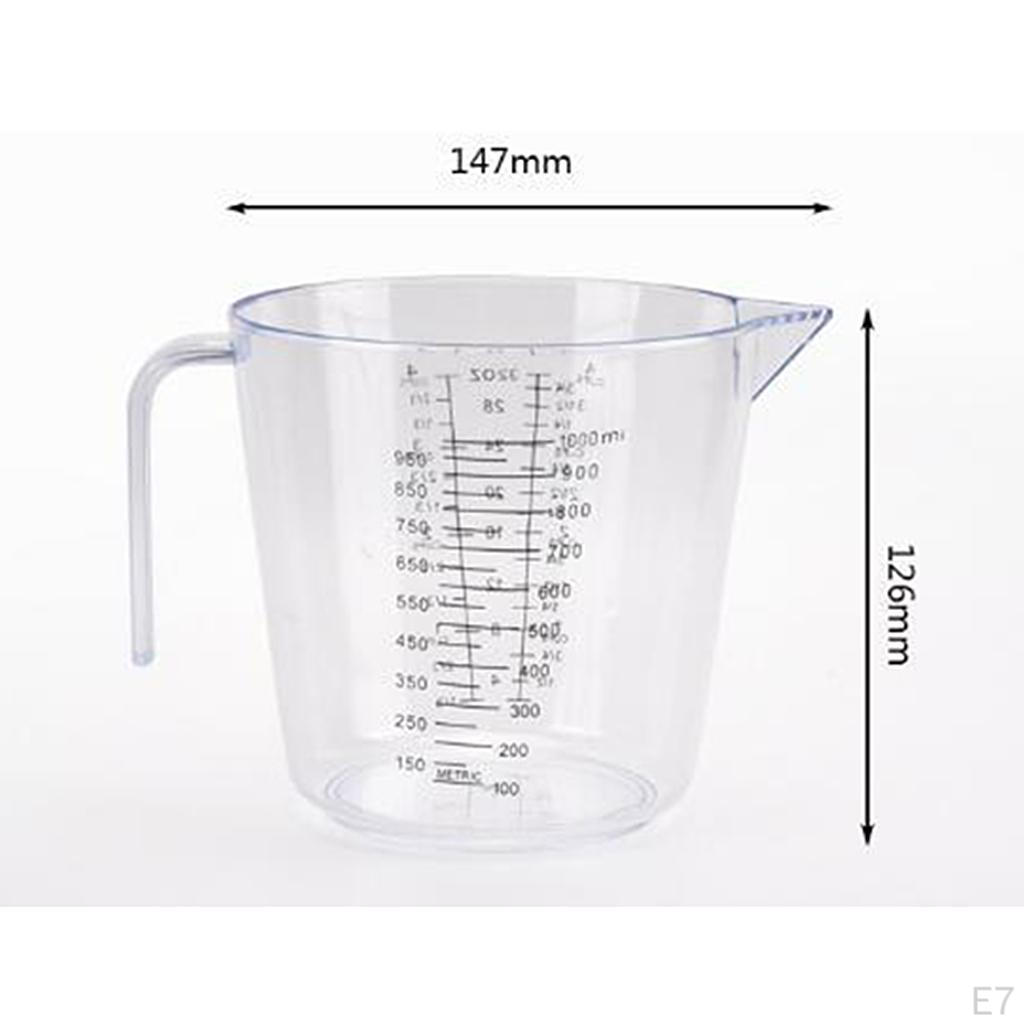 Measuring Cup Jug with Spout for Milk Liquid Measuring, Kitchen Baking Cooking Untensil