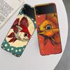 Pop Art Drawing Ideas Fish Phone Case For Samsung Z Flip 7 6 5G Galaxy Z Flip 5 4 3 Black Hard Cell Cover Luxury PC Shell Coque