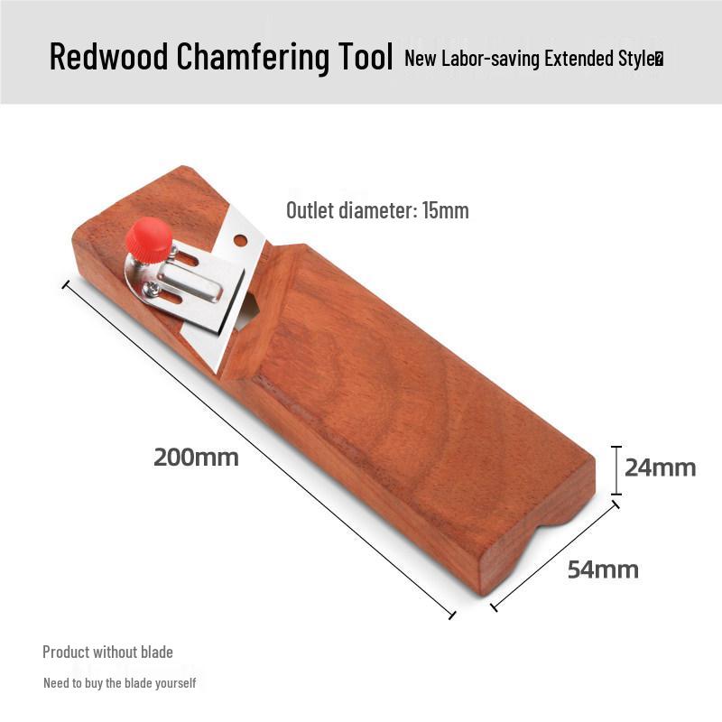 45° V-Groove Gypsum Board Chamfering Planer - Sound-Absorbing Woodworking Tool