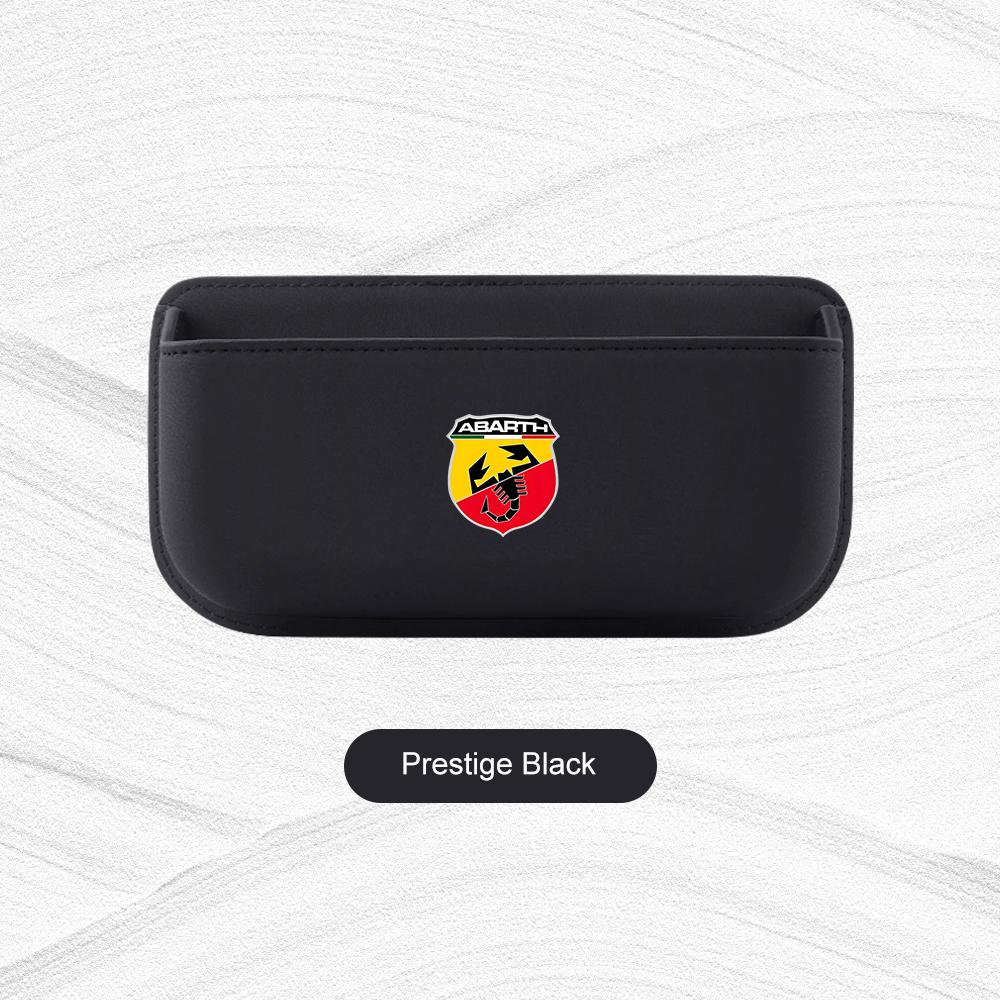 

Car Door Storage Box Cards Phone Key Collecting Case For Abarth 500e 500C 595 595C 695 600e 124 Sticky Pouch Auto Accessories