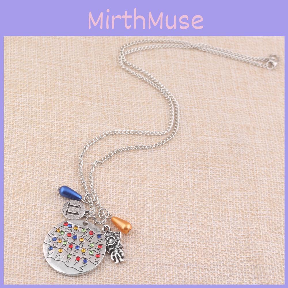 Eleven Letter Necklace For Casual Wear And Collectors Gift