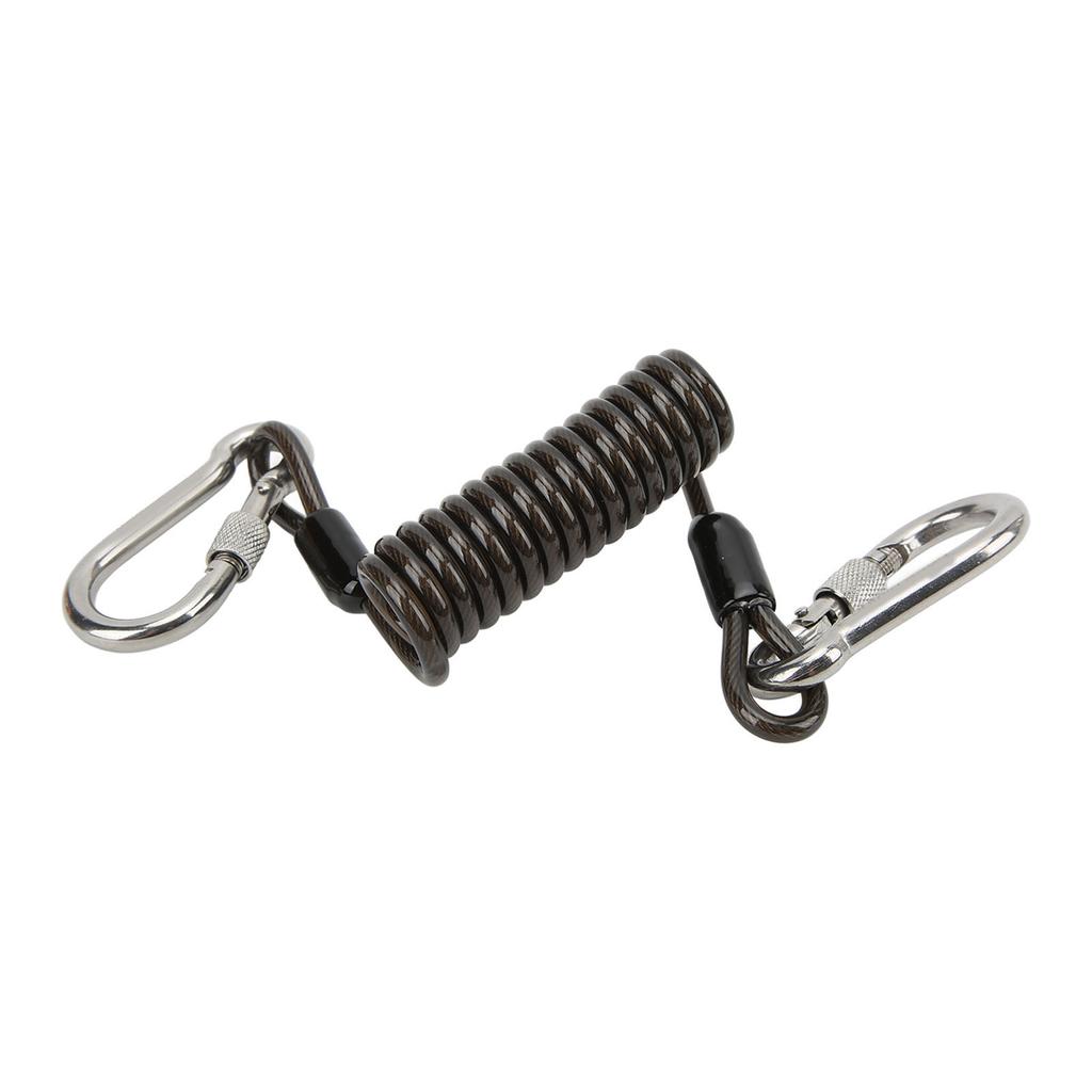 Diving Camera Anti Lost Spring Coil Lanyard Rustproof Quick Release Buckle Diving Tools