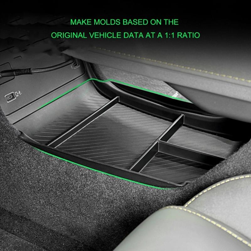 Armrest Storage Box for 2023 Car Armrest Box Under Center Console Organizer Automotive Accessories Easy Installation