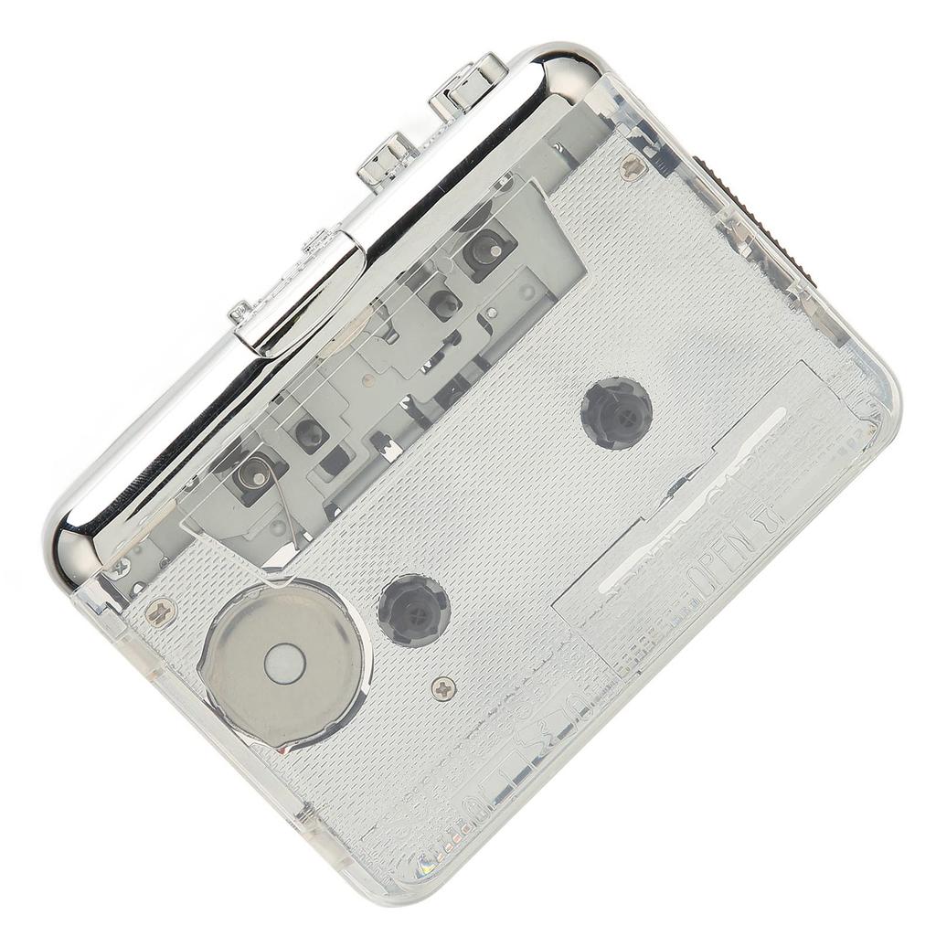 Cassette Player to MP3 Player Converter with Headphone Portable USB for OS and 3.5mm Jack, Auto-Reverse Interface, Walkman, X, PC.