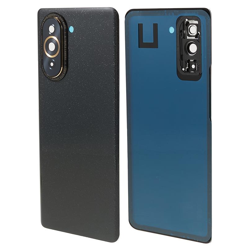 

For Huawei nova 10 4G Back Battery Housing Cover with Camera Ring Lens Cover Spare Part (without Logo) Black