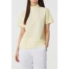 Kolon SporTS Women S ShorT Sleeve Zip Up T ShirT jkTcm25272lye
