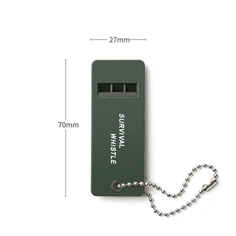 1PC High Decibel Survival Whistle Portable Outdoor Multiple Audio Whistle Camping Emergency Hiking Accessories Tactical Tools