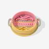 Pet Slow Feeder Bowl Silicone Dog Slow Eating Bowl with Double Handles Non-Slip Pet Feeding Dish with Suction Cups for Large Small Dogs Cats