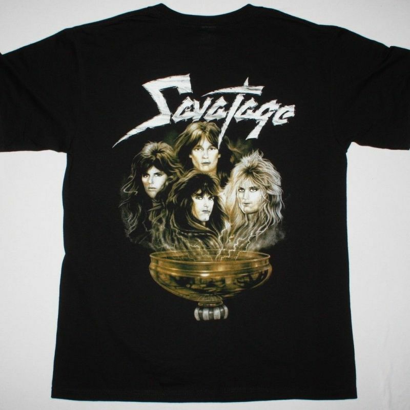 SAVATAGE HALL OF THE MOUNTAIN KING BLACK Tour Unisex T-shirt K405 XXXXL