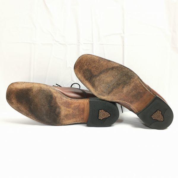 70-tal80-tal? Vintage MASON Storlek 11C (27.528.5cm) U-Tip Businessskor Bruna Herr(BEGAGNAD)