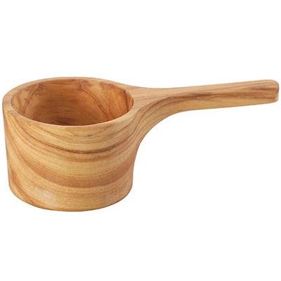 Sato Metal Industry SALUS Olive Coffee Measure, Wooden