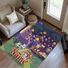 Bluey's Festive Family Personalized Name Floor Mat Suitable for Bedrooms Dormitory Living Rooms Balcony Antislip Carpet Office home decor