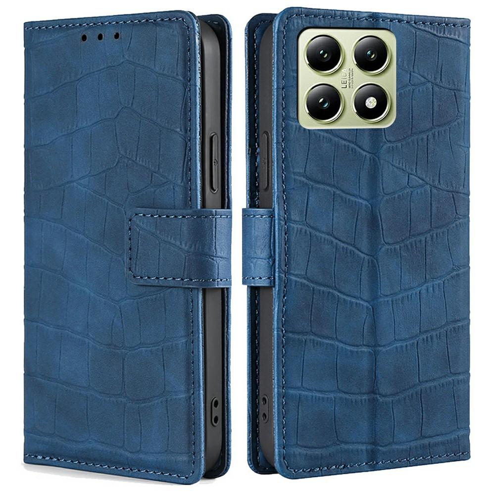 For Xiaomi 14T Case Crocodile Texture PU Leather Phone Cover