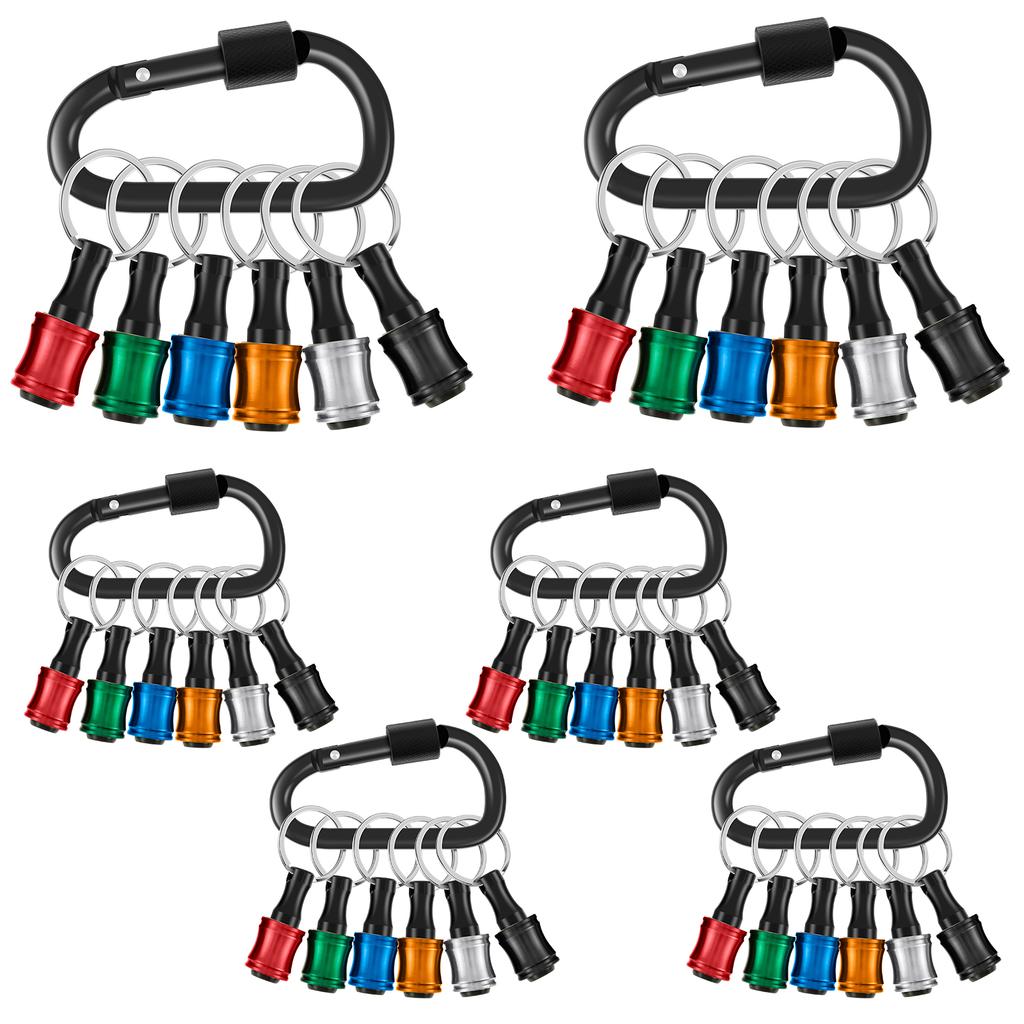 Hexagonal Shank Screws with Aluminum Alloy Portable Extension Rod Key Adapter for Quick Replacement of Drill Bits