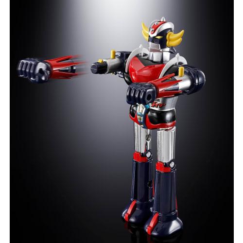 TAMASHII NATIONS Chogokin UFO Robot Grendizer Deluxe Grendizer & UFO Spazer, approximately 135mm & 120mm, die-cast, ABS & PE pre-painted action figure