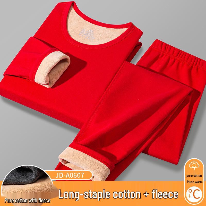 Pánská termální fleecem podšitá základní vrstva s kulatým výstřihem