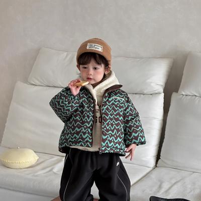 Children's Winter Cotton Clothes New Baby Winter Thermal Cotton Jacket Children's Clothing Boys Thickened Cotton-padded Clothes