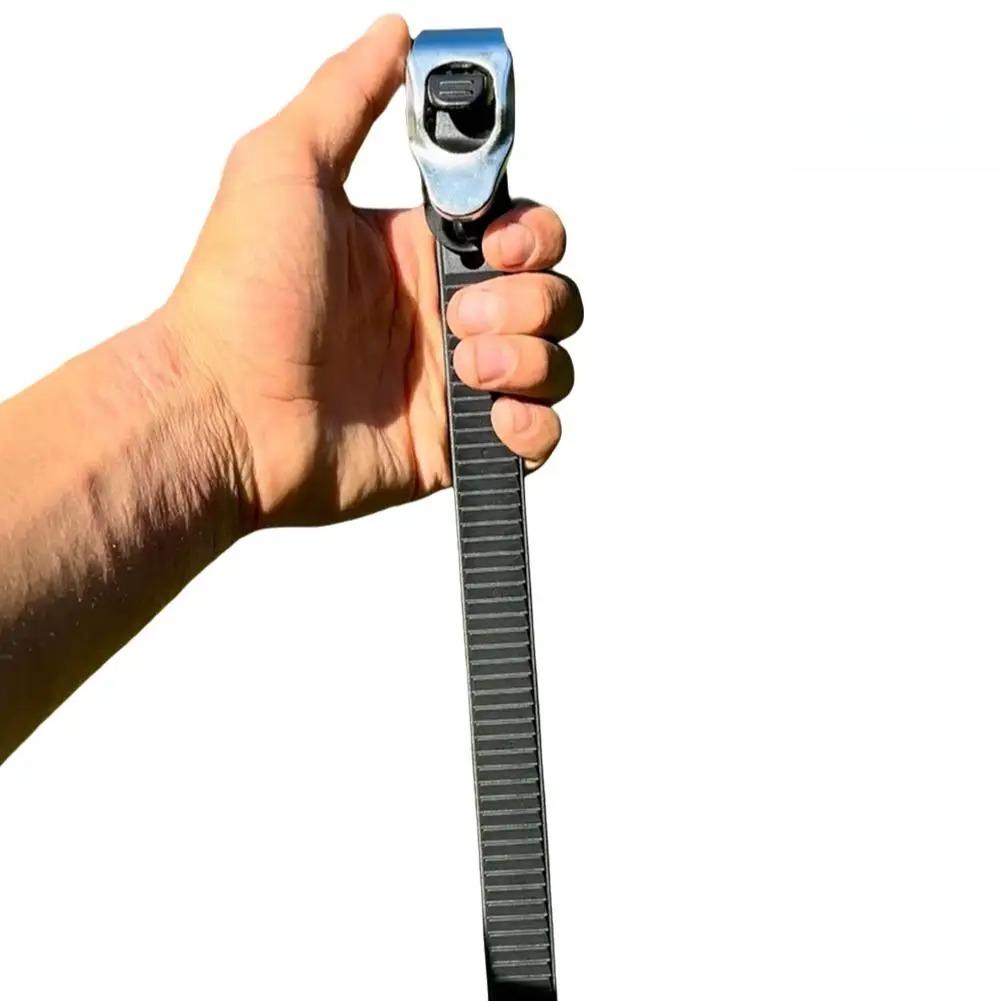 

Heavy-Duty Grip Lock Strap Multipurpos Ratchet Straps Adjustable Metal Ratchet Buckle For Reusable Secure Anything, Anywhere