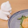 Portable Mini Cat-Shaped Food Cooling Fan USB Rechargeable 1 Set Small Cooler for Picnic Travel Dessert Cooling
