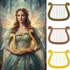 Lightweight Construction Plastic Harp Props Realistic Design Harp Model  Theater Performances